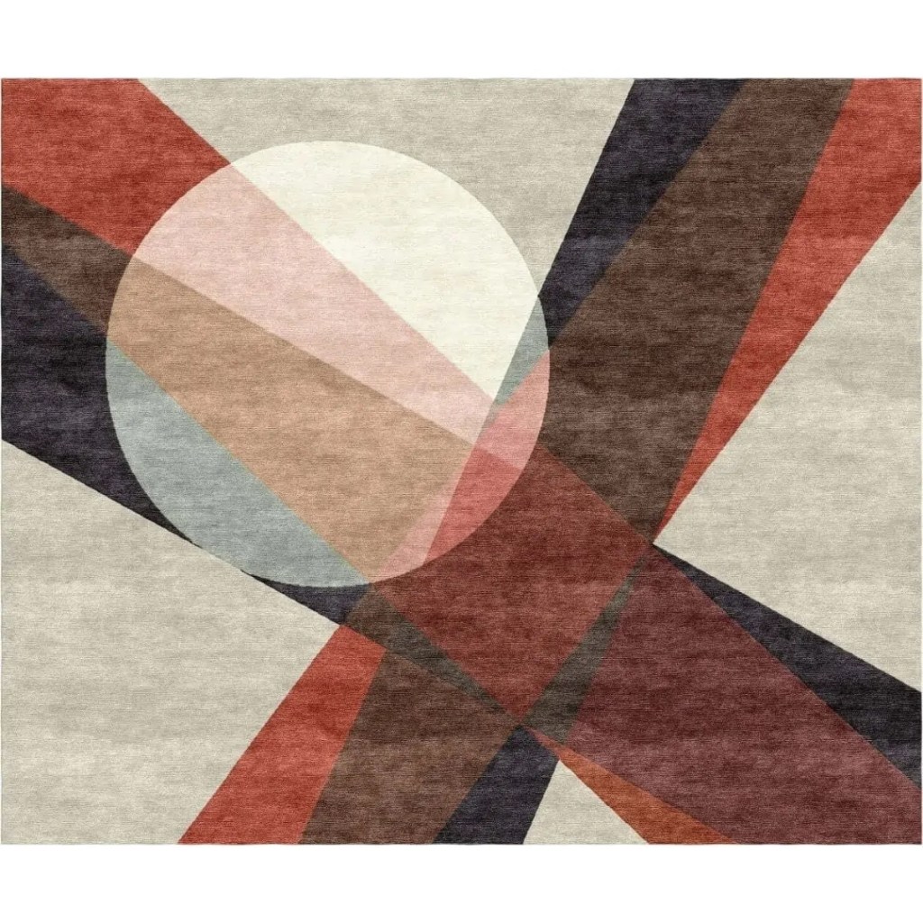 László Moholy-Nagy "A 19", tapis tibétain personnalisé noué à la main