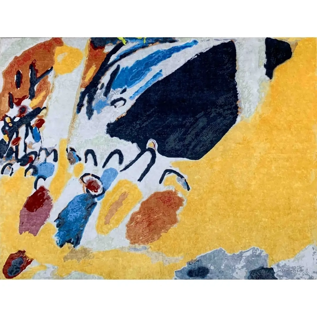 Tapis fait main sur mesure d'après Wassily Kandinsky, Impression III Konzert