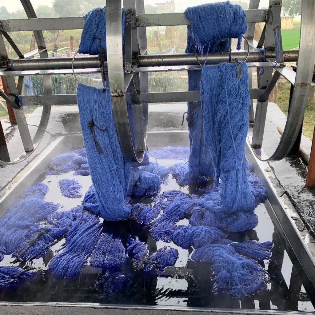 Rug Your Life handmade rug process 3 - Dye yarn