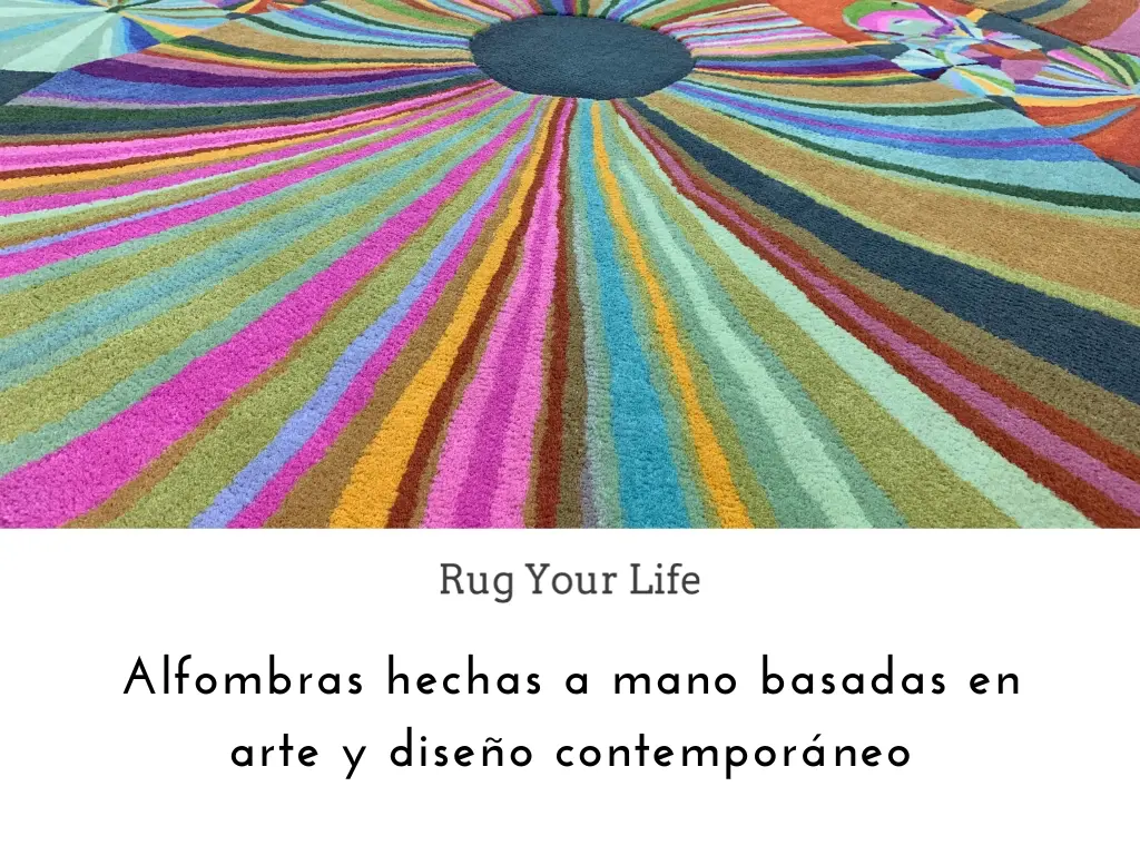 Catálogo de alfombras Rug Your Life, creadas a mano por artistas y diseñadores contemporáneos.