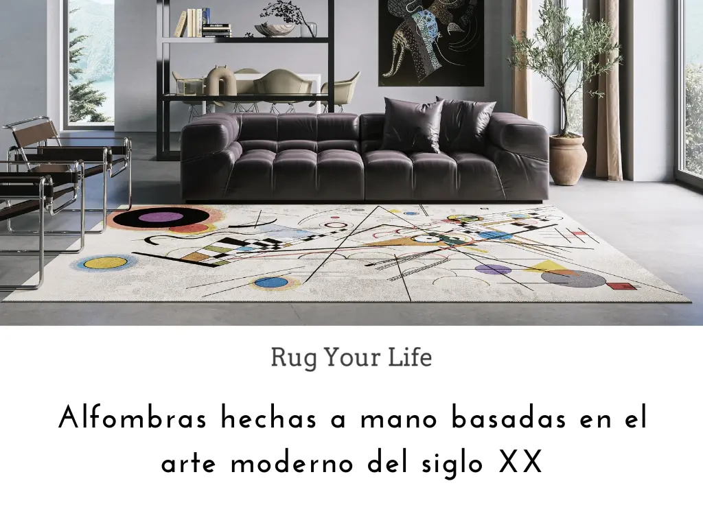 Catálogo de alfombras artesanales a medida Rug Your Life basadas en el arte del siglo XX.
