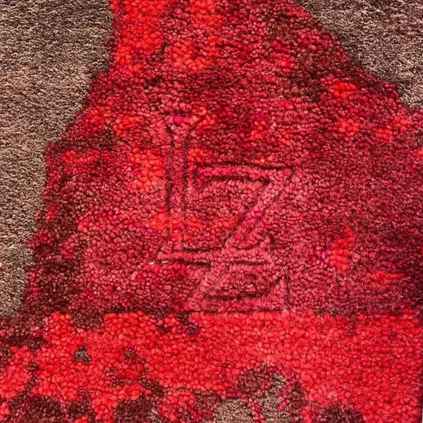 Carved initials (engraved)