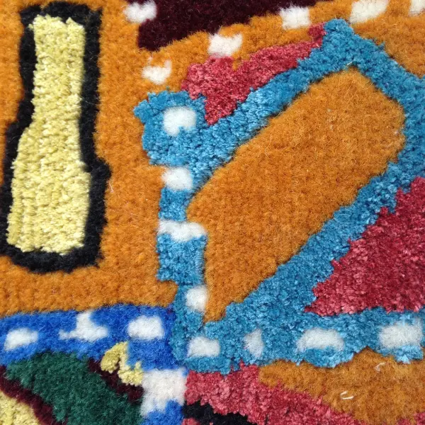 Combining wool and silk in a bespoke handmade rug for uniquely elegant accents and effect