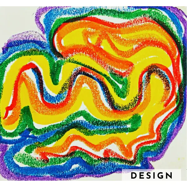 Handtufted bespoke rug based on colourful lines drawing, 1734, square video testimonial