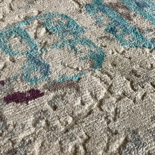 Sculpting your rug to create different pile heights