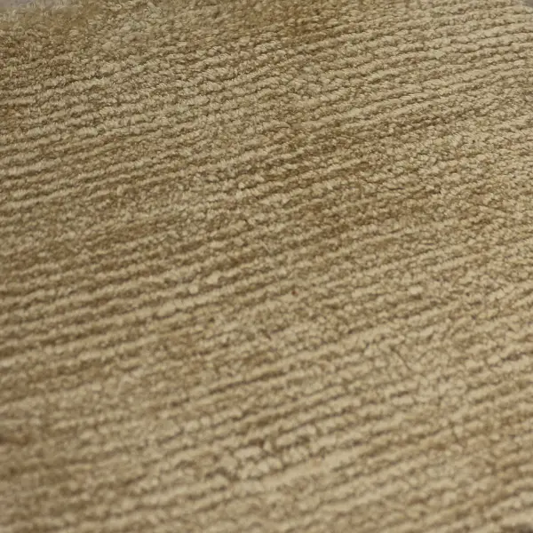 Pure silk rug closeup showing the front of the rug