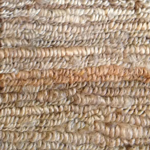 Primer plano de una alfombra de cáñamo
